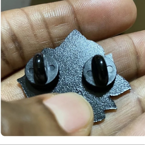 Sigma Gamma Rho Pretty Poodle & Yellow Rose Enamel Pin - Picture 2 of 2